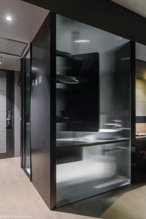 Enhancing aesthetics with Imagin Flutes patterned glass AGC Yourglass